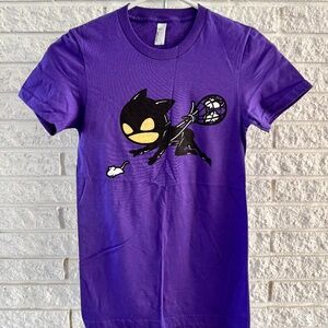 Catwoman Cat Burglar Purple Slim T-Shirt